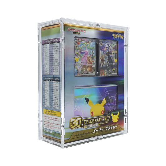 Acryl Case passend für Pokemon 30th Celebration Premium Deck Set Espeon & Umbreon japanisch