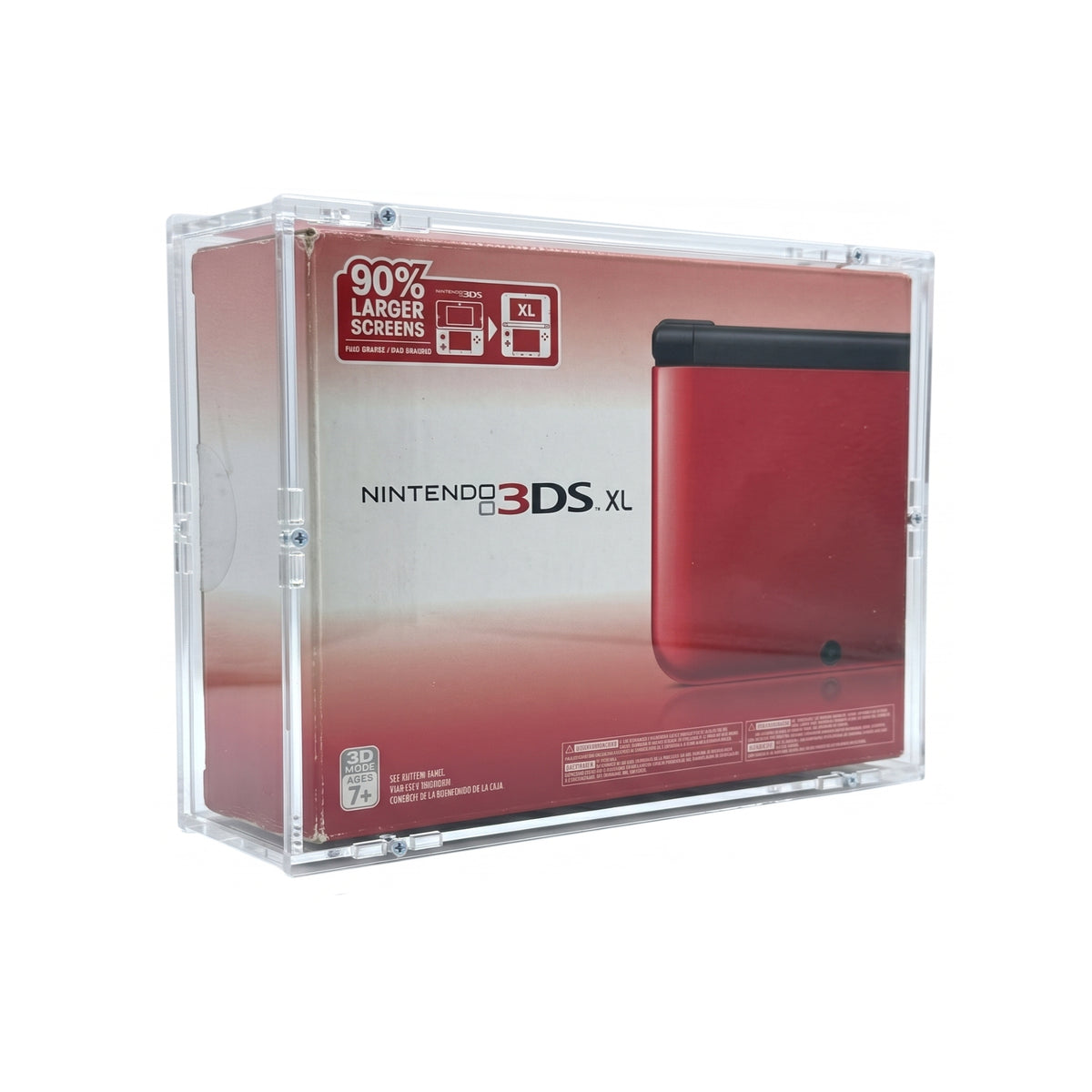 Acrylic Case Compatible with Nintendo 3DS XL Console, Original Packaging