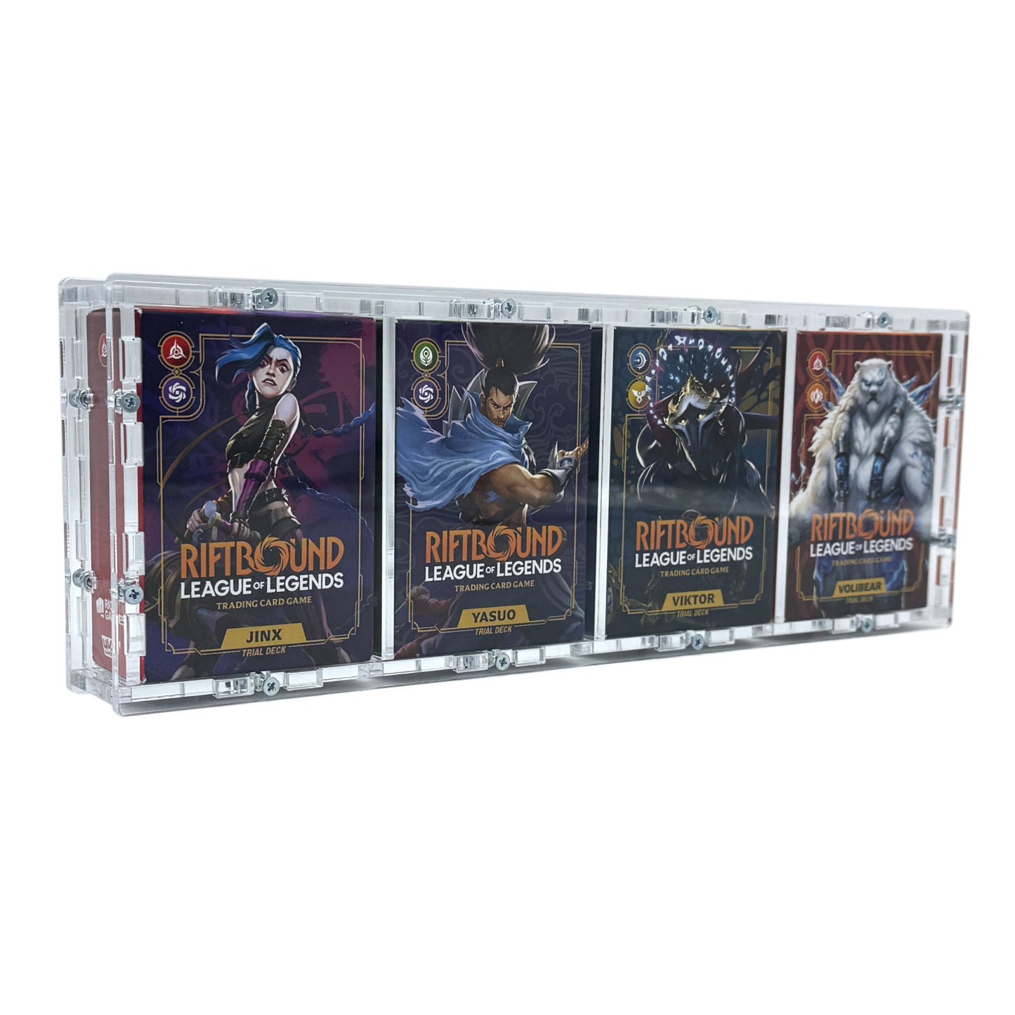 Acryl Case passend für 4er League of Legends Riftbound Trial Deck Englisch