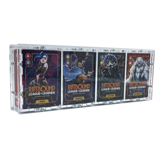 Acryl Case passend für 4er League of Legends Riftbound Trial Deck Englisch