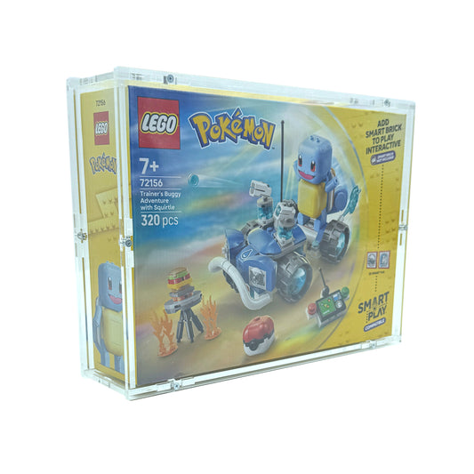 Acrylic case suitable for Lego Pokemon 72156 Trainer Buggy Adventure with Squirtle