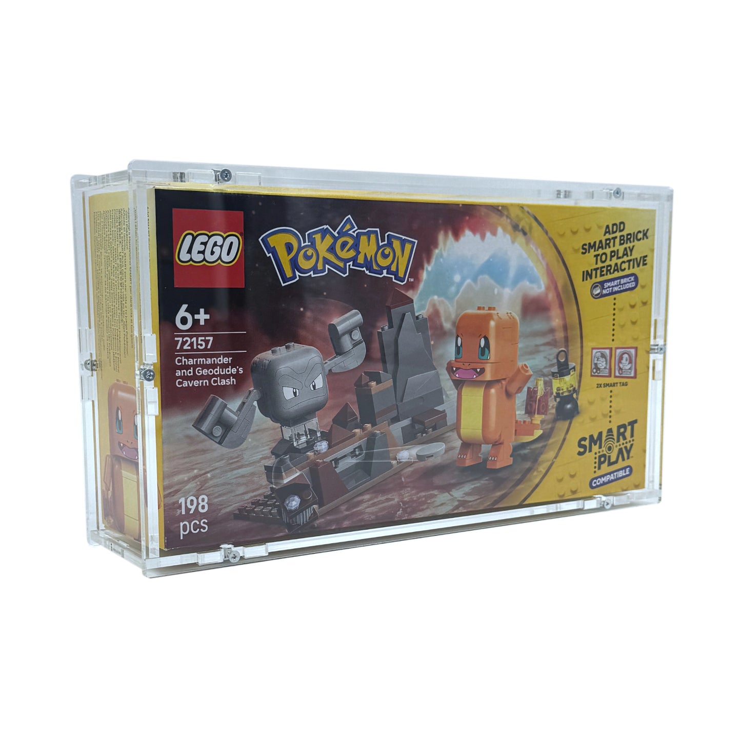 Acryl Case passend für Lego Pokemon 72157 Glumandas und Kleinsteins Höhlenduell