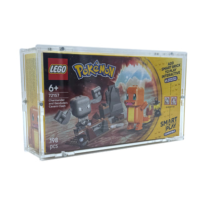 Acryl Case passend für Lego Pokemon 72157 Glumandas und Kleinsteins Höhlenduell