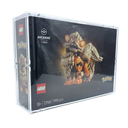 Acrylic case suitable for Lego Pokemon 72160 Arcanine Set