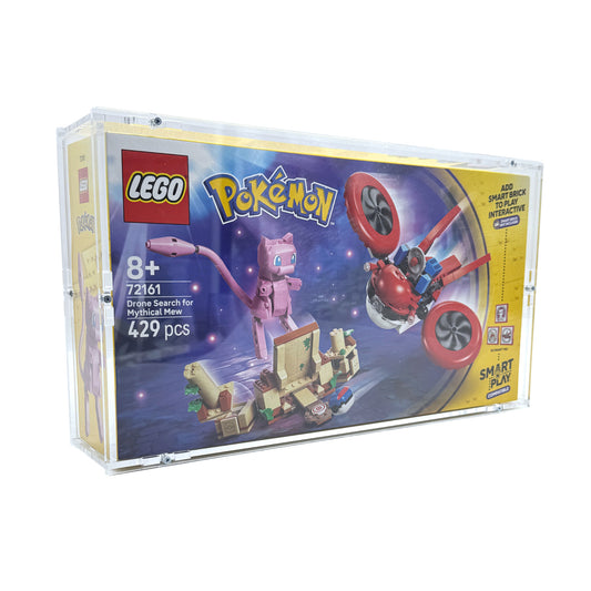 Acrylic Case suitable for Lego Pokémon 72161 Drone Search for Mythical Mew
