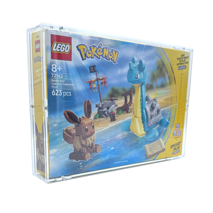 Acryl Case passend für Lego Pokemon 72162 Evoli und Lapras auf Schatzsuche