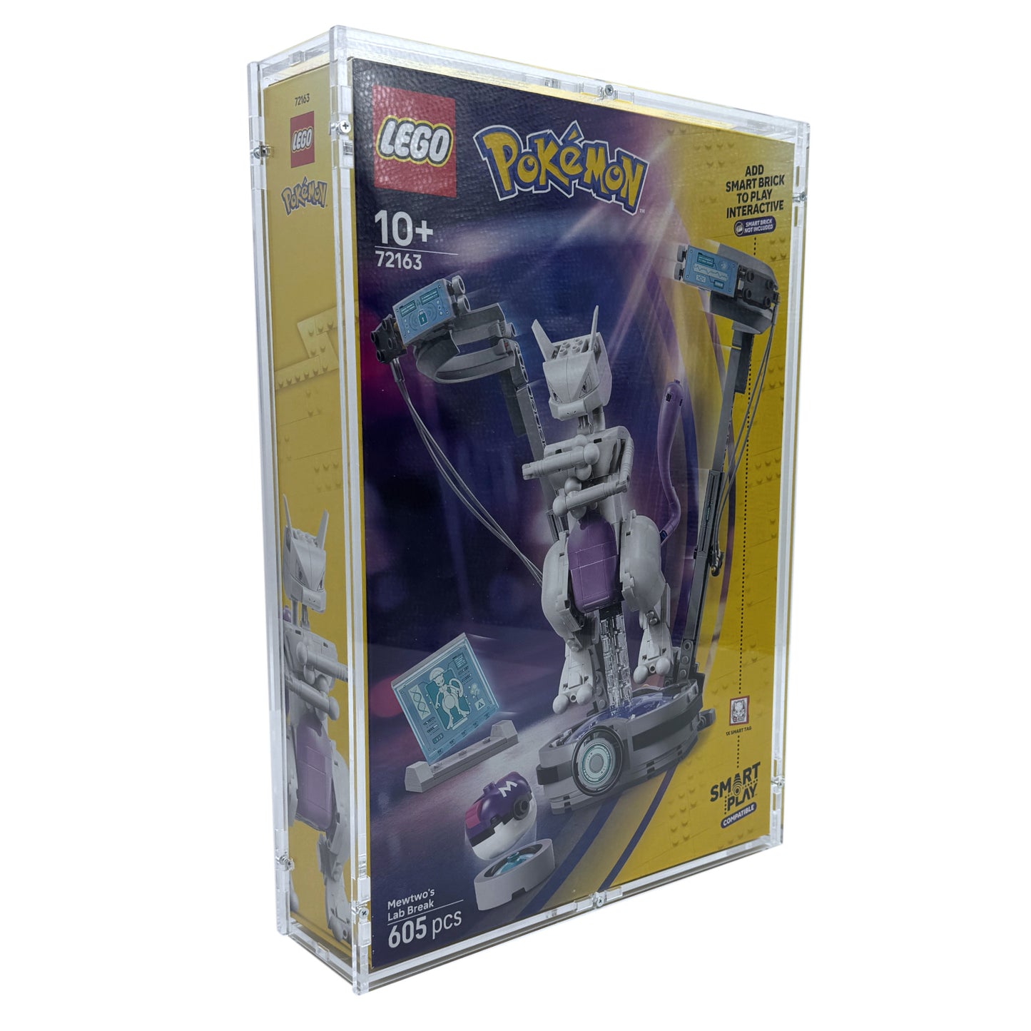 Acryl Case passend für Lego Pokemon 72163 Mewtus Ausbruch aus dem Labor