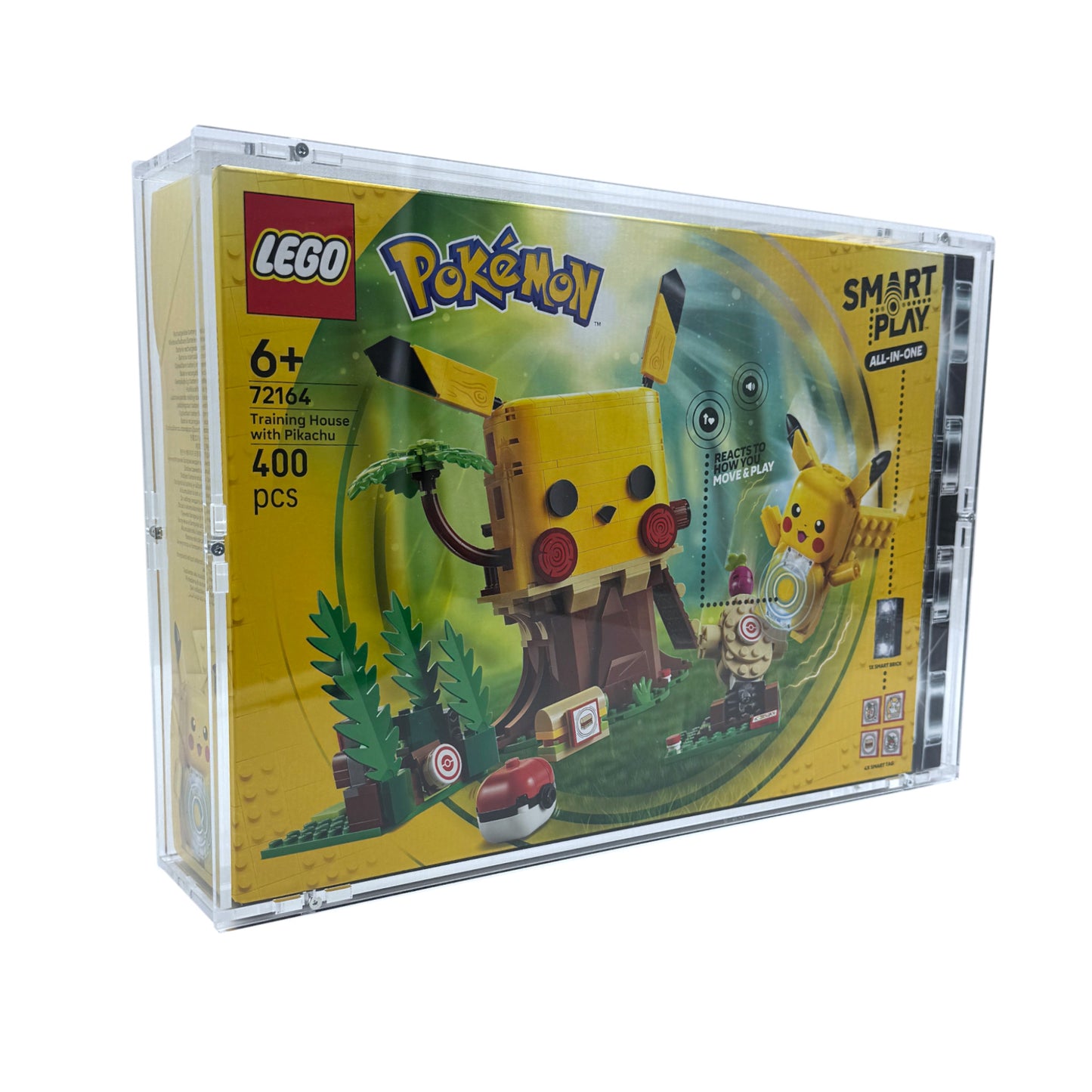 Acryl Case passend für Lego Pokemon 72164 Trainingshaus mit Pikachu