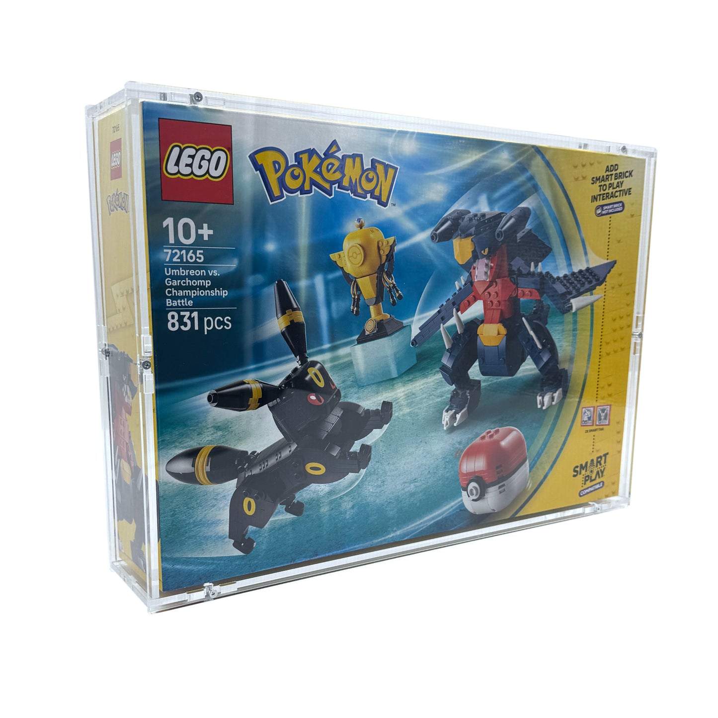 Acryl Case passend für Lego Pokemon 72165 Nachtaras und Knakracks Duell um die Meisterschaft