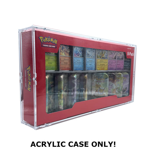 Acrylic Case suitable for Pokemon Costco Prismatic Evolutions 8 Mini-Tins