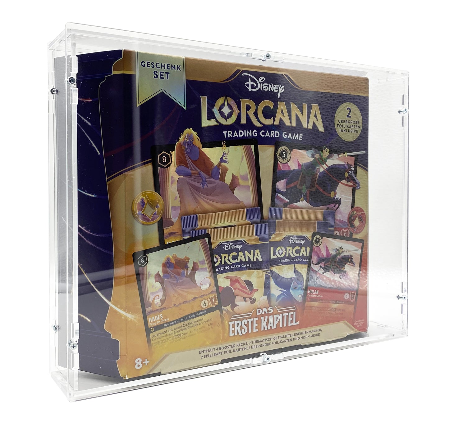 Acryl Case für Disney Lorcana Geschenk Gift Set First Chapter und Rise of the Floodborn