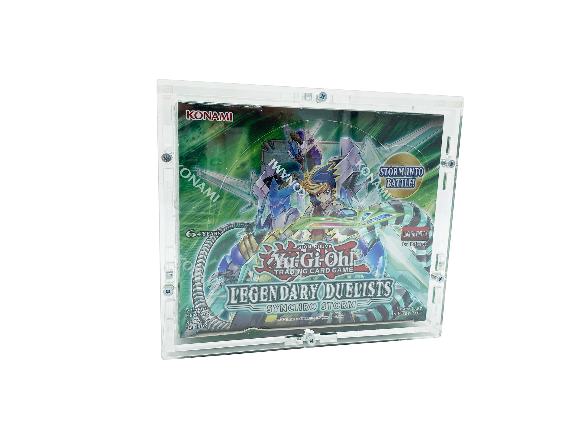 yugioh synchro storm booster box Acrylic Case suitable for Yugioh 25th Anniversary Rarity Collection II Display Booster Box – TCG-Cases.de