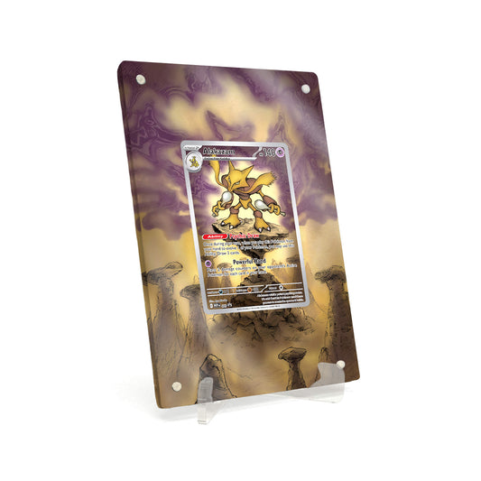 Extended Artwork Display Case Rahmen passend für Pokemon Alakazam Mega Evolution Promos (MEP) #009