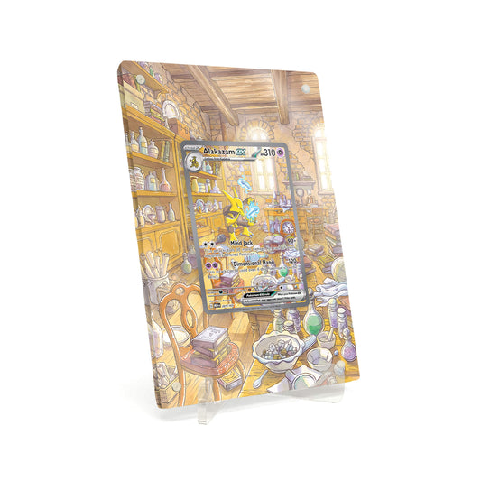 Extended Artwork Display Case Rahmen passend für Pokemon Alakazam ex 151 (MEW) #201