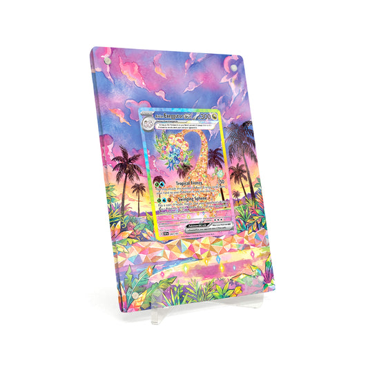 Extended Artwork Display Case Rahmen passend für Pokemon Alolan Exeggutor ex Surging Sparks (SSP) #242