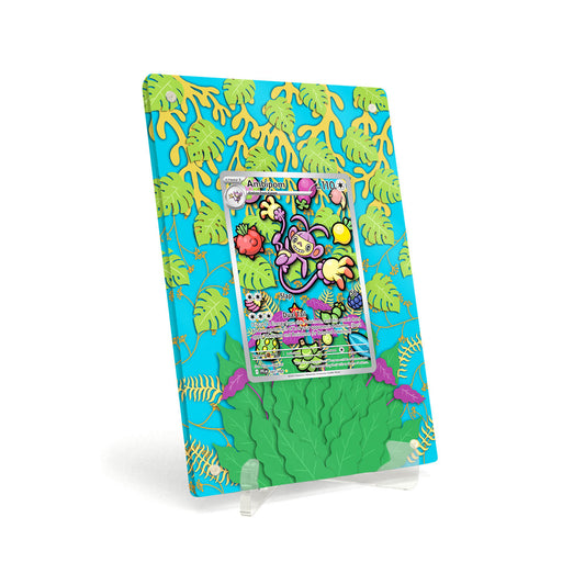 Extended Artwork Display Case Rahmen passend für Pokemon Ambipom Phantasmal Flames PFL 107