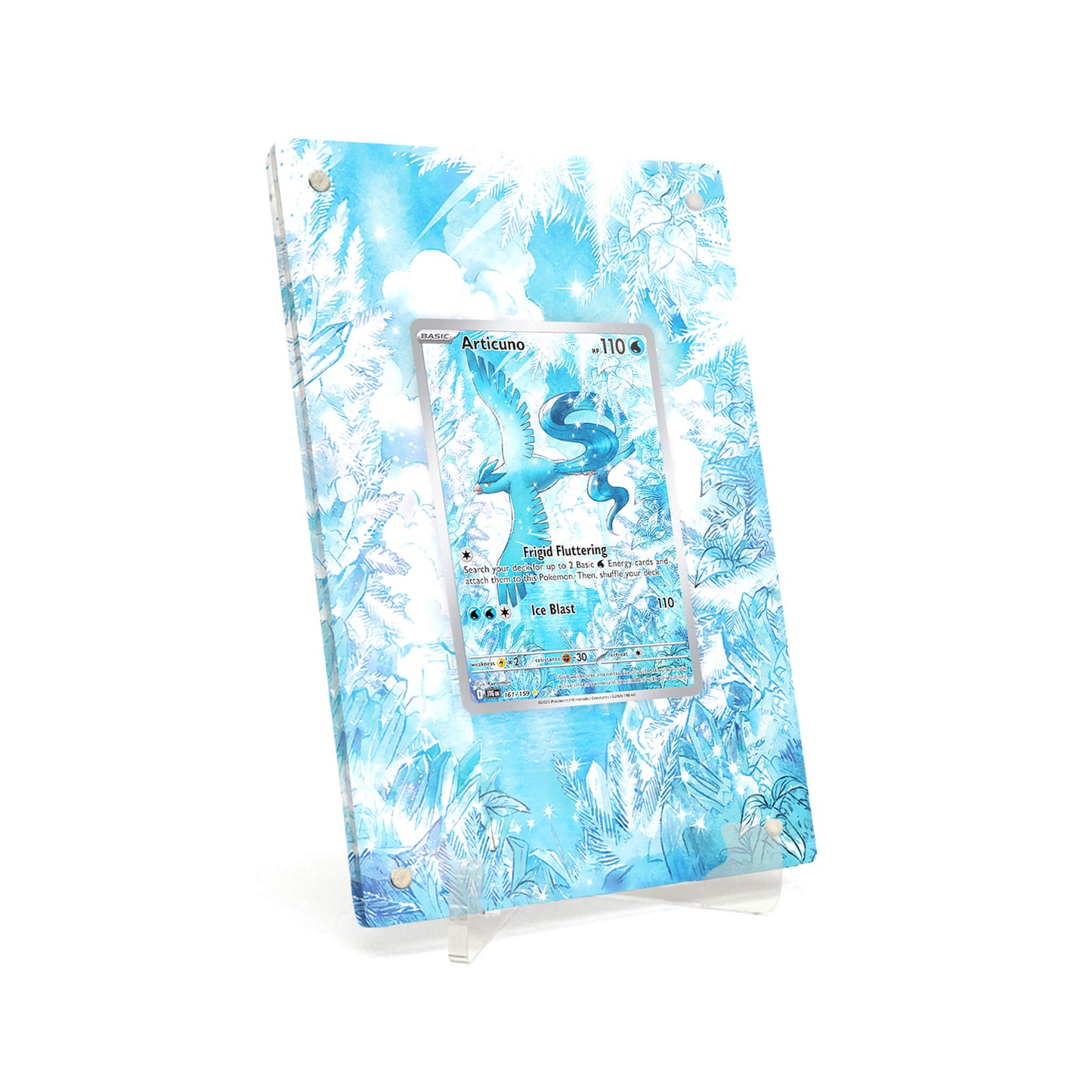 Extended Artwork Display Case Rahmen passend für Pokemon Articuno Journey Together (JTG) #161