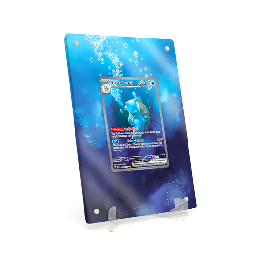 Extended Artwork Display Case Rahmen passend für Pokemon Blastoise ex 151 (MEW) #200
