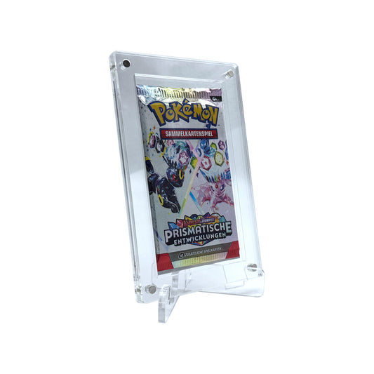 Acryl Case passend für Pokemon Booster magnetisch Ständer Aufsteller Rahmen inklusive Acryl Ständer