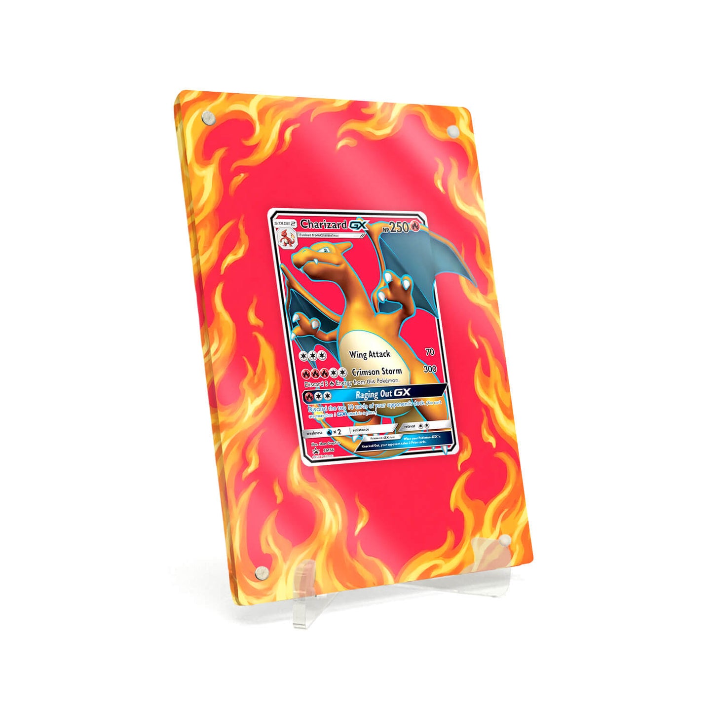 Extended Artwork Display Case Rahmen passend für Pokemon Charizard-GX Sun & Moon Promos (SMP) #SM60
