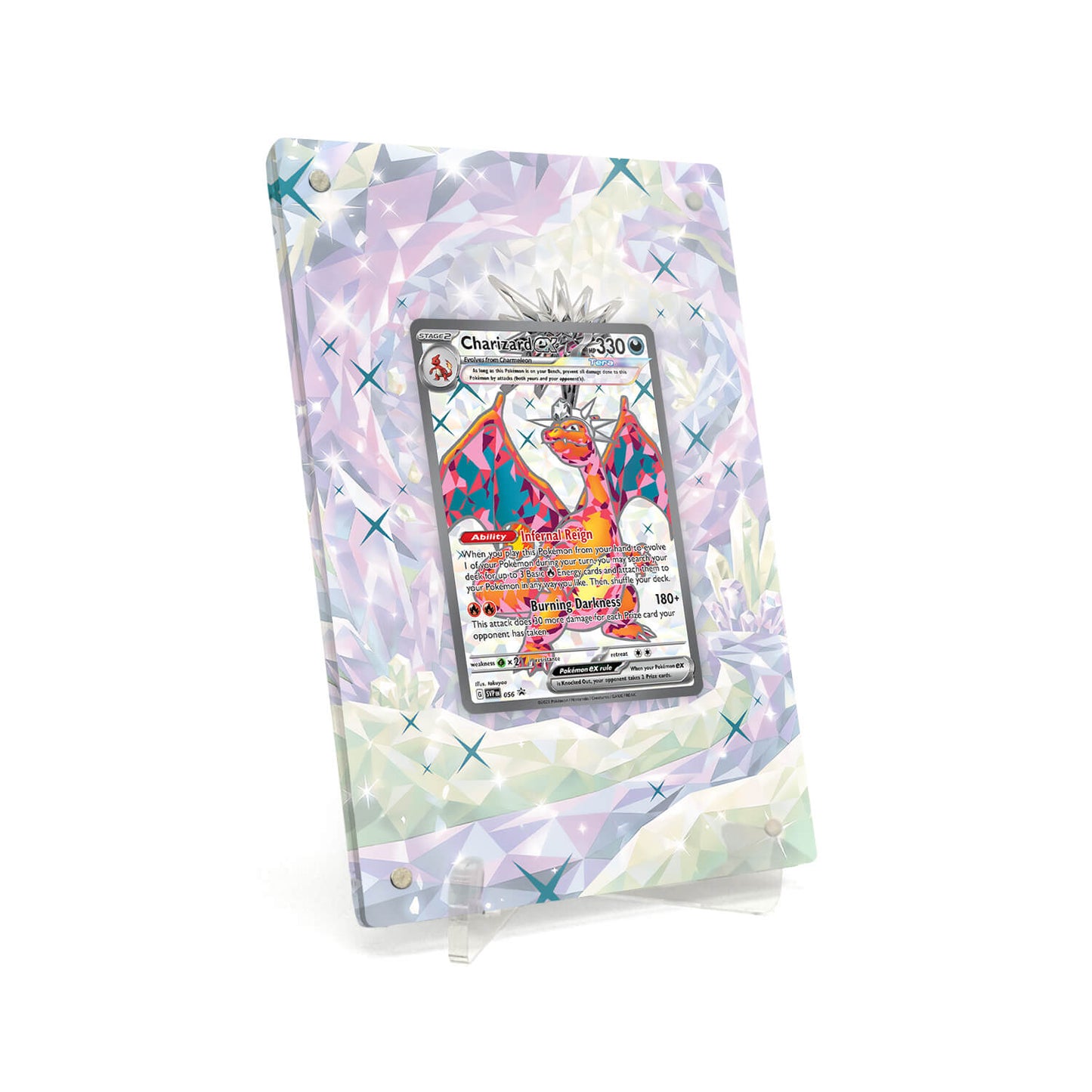 Extended Artwork Display Case Rahmen passend für Pokemon Charizard ex Scarlet & Violet Promos (SVP) #056