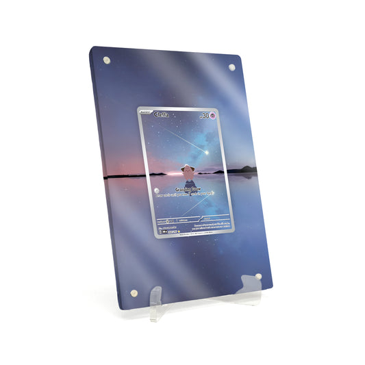 Extended Artwork Display Case Rahmen passend für Pokemon Cleffa Obsidian Flames (OBF) #202