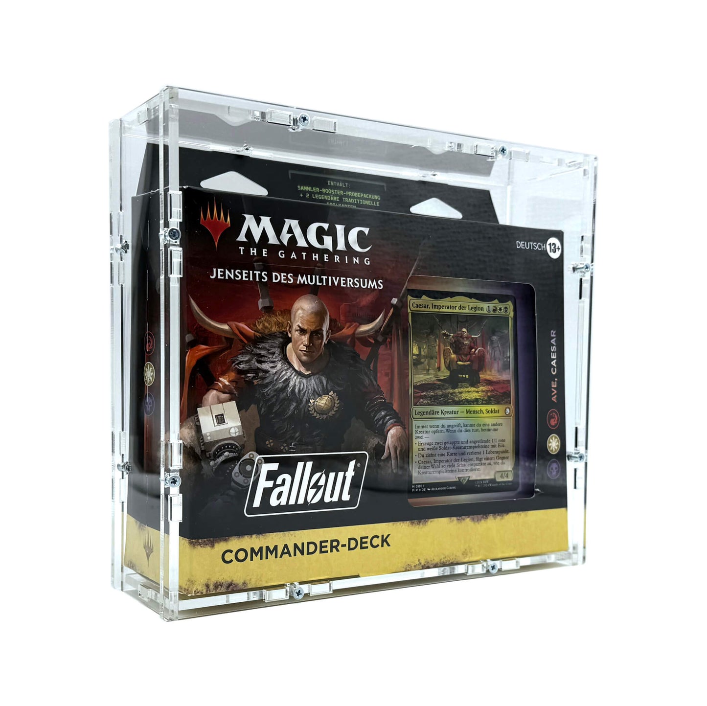 Acrylic Case suitable for MtG Magic the Gathering Commander Deck Box (Deck Box V2)