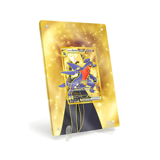Extended Artwork Display Case Frame suitable for Pokemon Cynthia's Garchomp ex - Destined Rivals - DRI 241