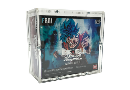 Acrylic Case suitable for Dragon Ball Super Fusion World Display Booster Box English TCG-Cases.de Acrylic Case suitable for Dragon Ball Super Fusion World Display Booster Box English TCG-Cases.de