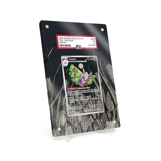 Extended Artwork Display Case Frame suitable for PSA Pokemon Dustox Ascended Heroes (ASC) #220
