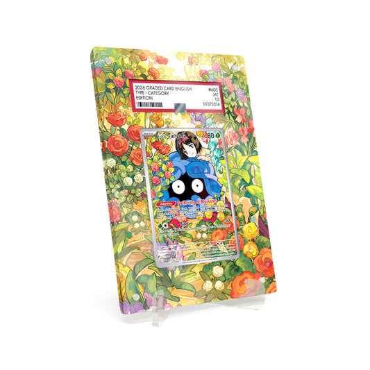Extended Artwork Display Case Frame suitable for PSA Pokémon Erika’s Tangela Ascended Heroes (ASC) #218