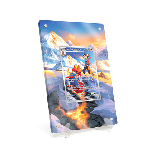 Extended Artwork Display Case Rahmen passend für Pokemon Ethan’s Magcargo Ascended Heroes (ASC) #222