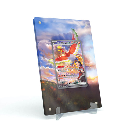Extended Artwork Display Case Rahmen passend für Pokemon Ethans Ho-Oh ex Destined Rivals DRI 230