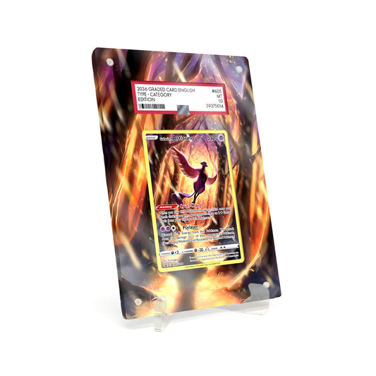 Extended Artwork Display Case Frame suitable for PSA Pokémon Galarian Articuno Sword & Shield Promos #SWSH282