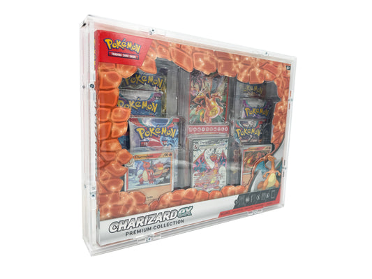 Acryl Case für Pokemon Glurak Charizard ex Premium Collection Kollektion
