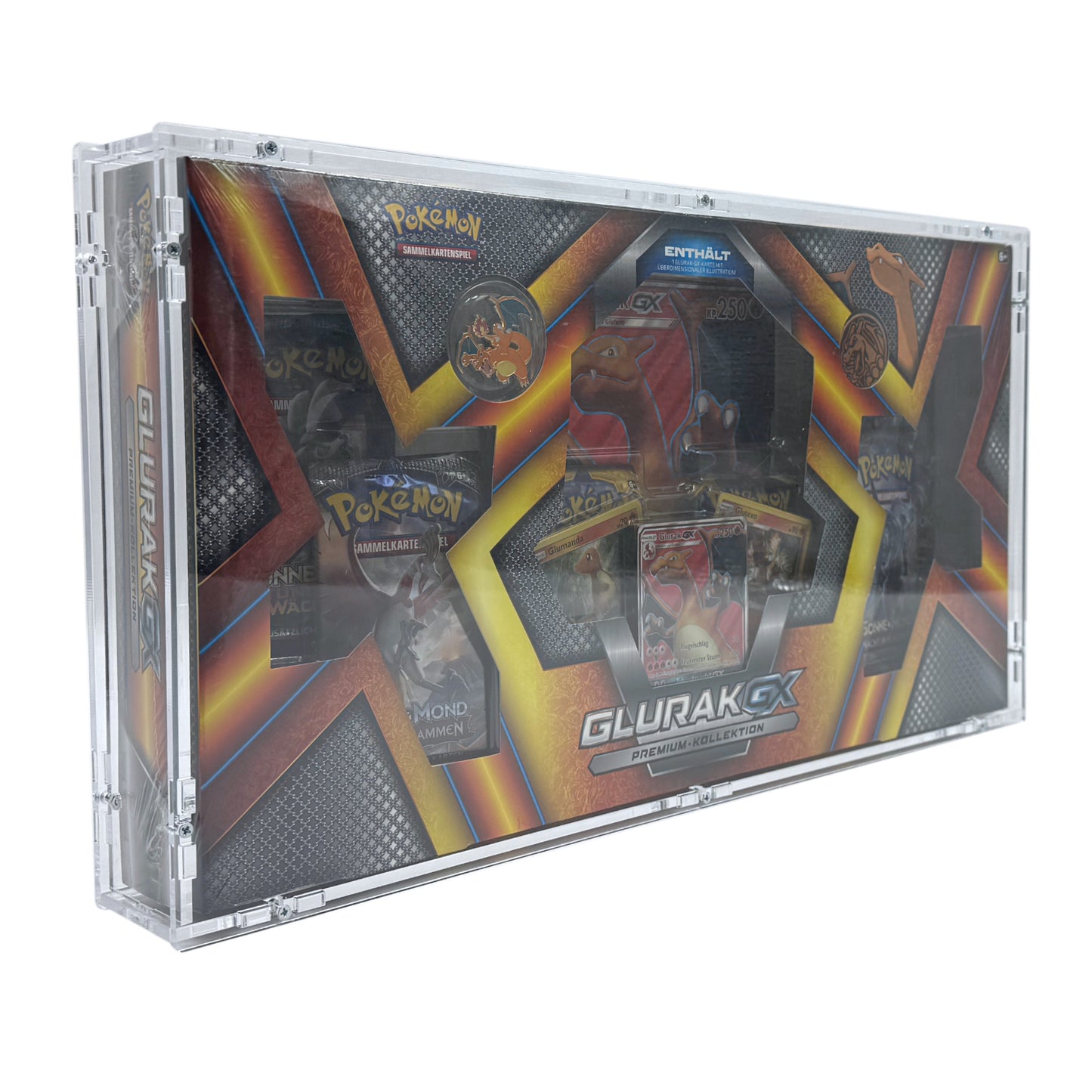 Acryl Case passend für Pokemon Charizard GX Premium Collection