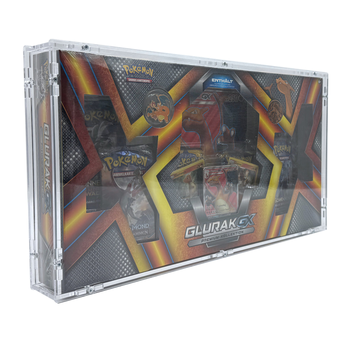 Acryl Case passend für Pokemon Charizard GX Premium Collection