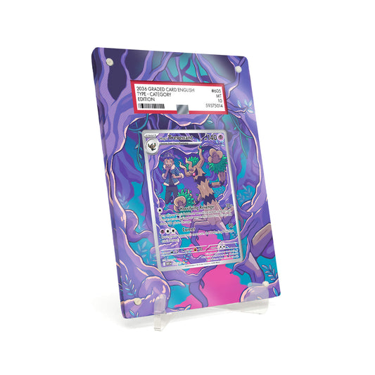 Extended Artwork Display Case Frame suitable for PSA Pokemon Hop’s Trevenant Ascended Heroes (ASC) #237