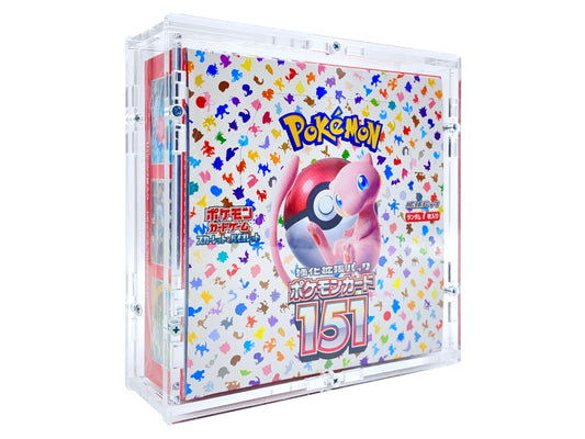 Acryl Case für Pokemon japanische Display Booster Box - zum Beispiel 151 Display SV2a