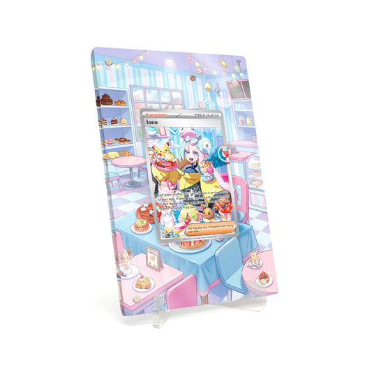 Extended Artwork Display Case Rahmen passend für Pokemon Iono Paldea Evolved (PAL) #269