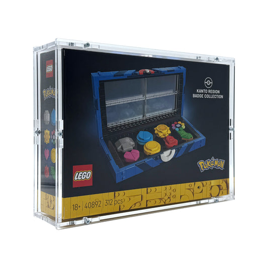 Acryl Case passend für Lego Pokemon 40892 Orden aus der Kanto Region GWP