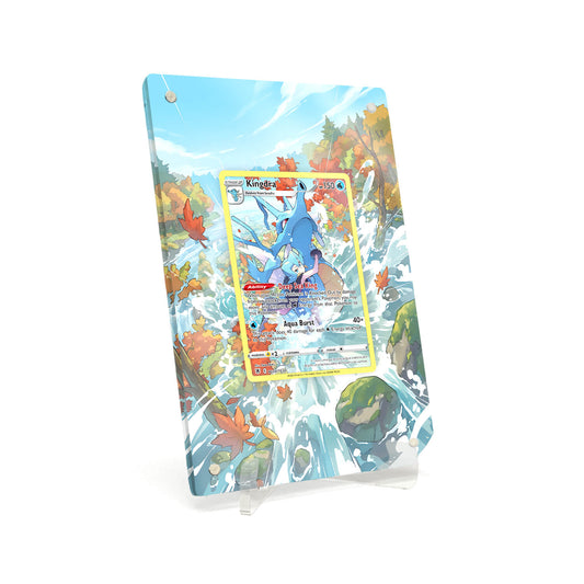 Extended Artwork Display Case Rahmen passend für Pokemon Kingdra Astral Radiance (ASR) #TG03