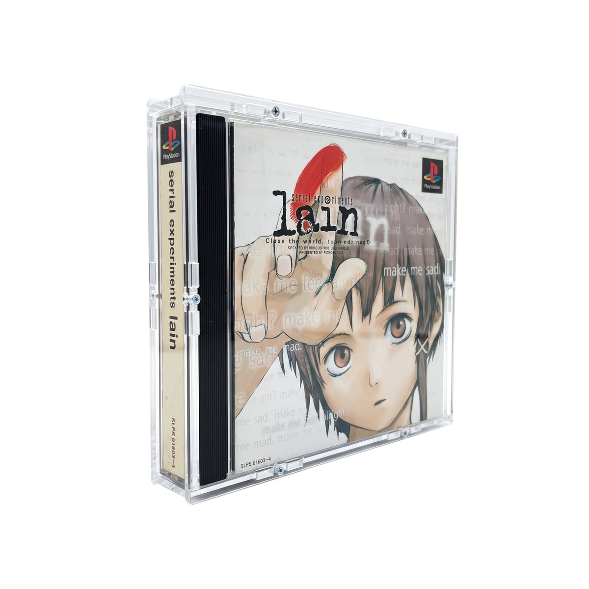 Acryl Case passend für PlayStation 1 PS1 Double CD Spiele Schutzhülle