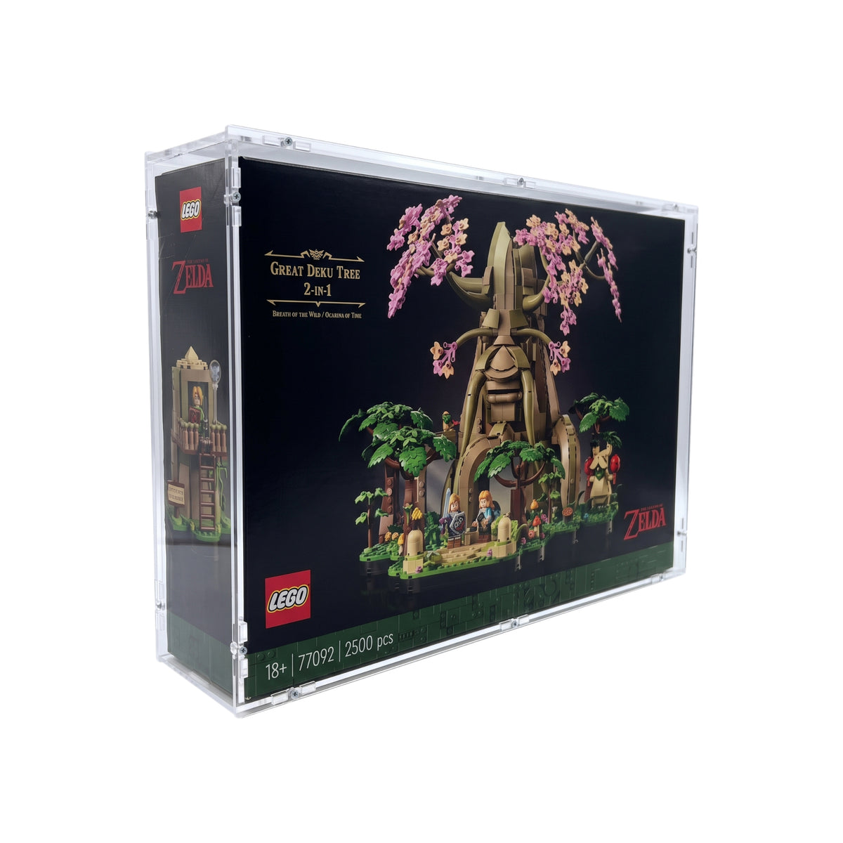 Acryl Case passend für Lego 77092 The Legend of Zelda Great Deku Tree 2-in-1