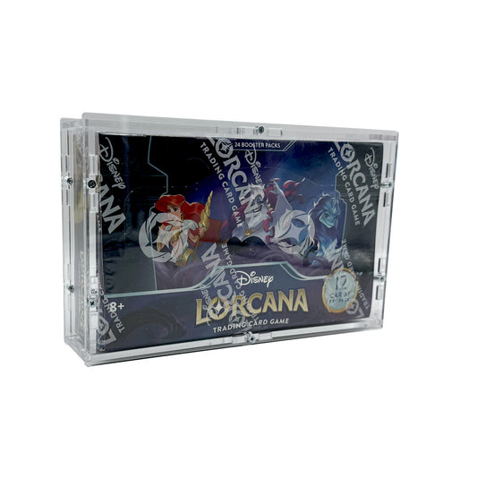 Acrylic Case for Disney Lorcana 1-4 Display Booster Box Ursulas Return - Ursulas Return 
