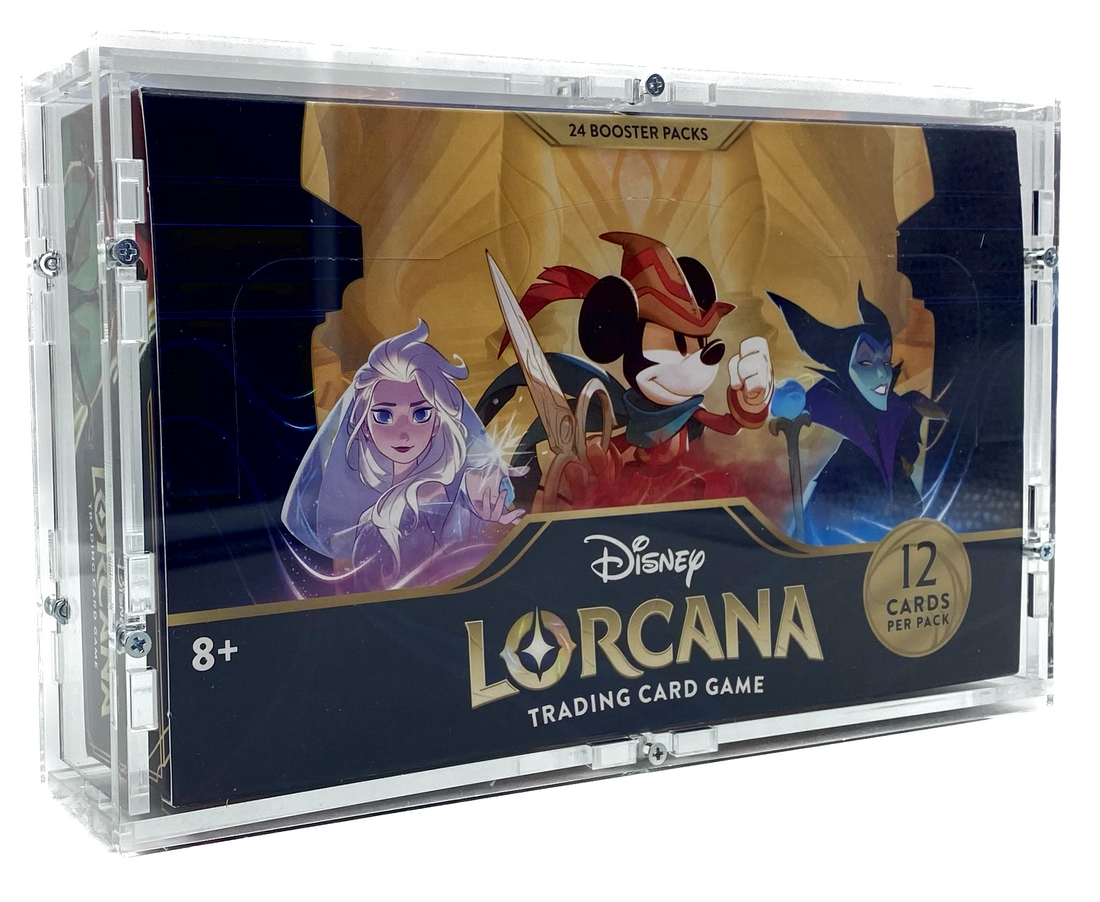 Acrylic Case for Disney Lorcana First Chapter Display Booster Box TCG