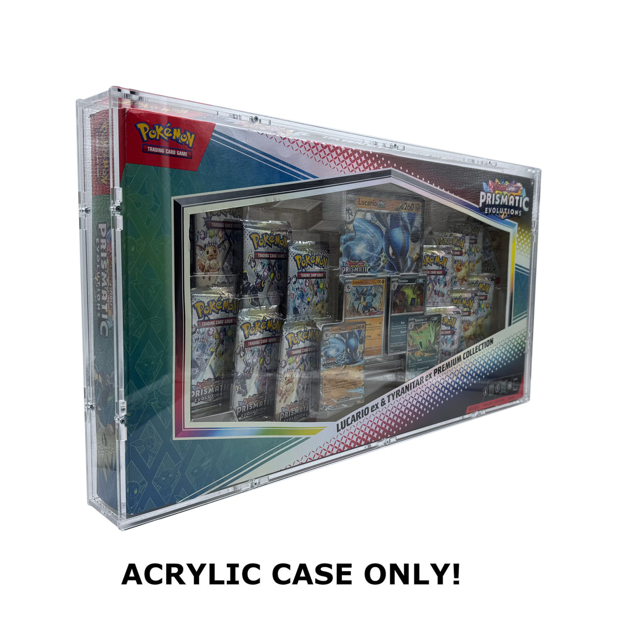 Acryl Case passend für Pokemon Lucario ex & Tyranitar ex Premium Collection Sam's Club