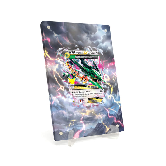 Extended Artwork Display Case Rahmen passend für Pokemon M Rayquaza-EX Celebrations (CEL) #76