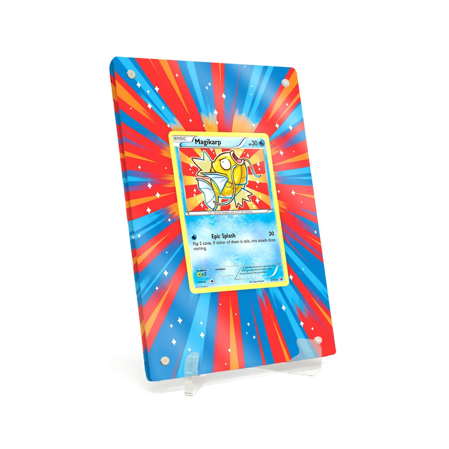 Extended Artwork Display Case Rahmen passend für Pokemon Magikarp XY Promos (XYP) #XY143