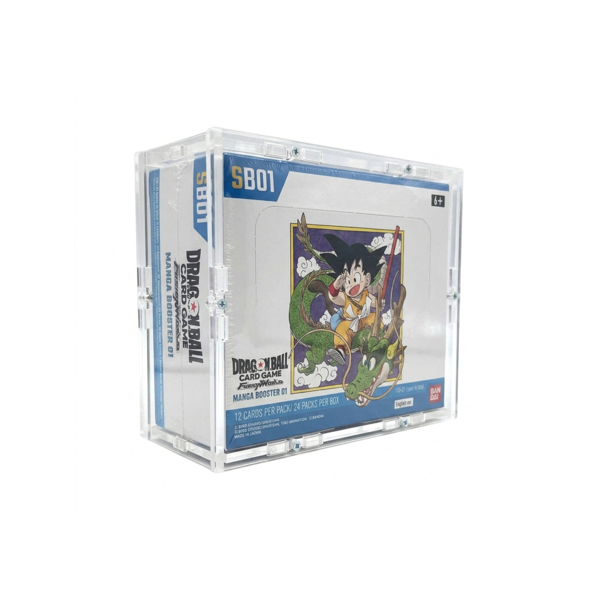 Acryl Case passend für Dragon Ball Super Fusion World Manga Display Englisch